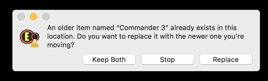 replace old version of Commander 3