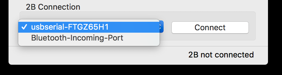 Select 2B serial Port