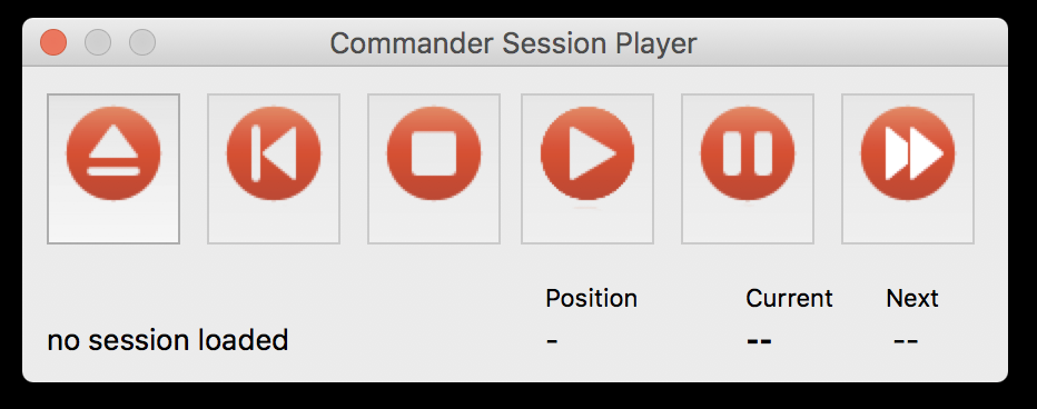 session player screen