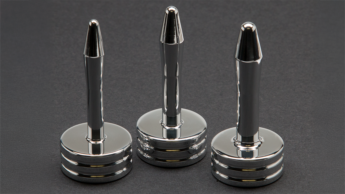 3 E-Stim Systems Penis plugs on a grey background