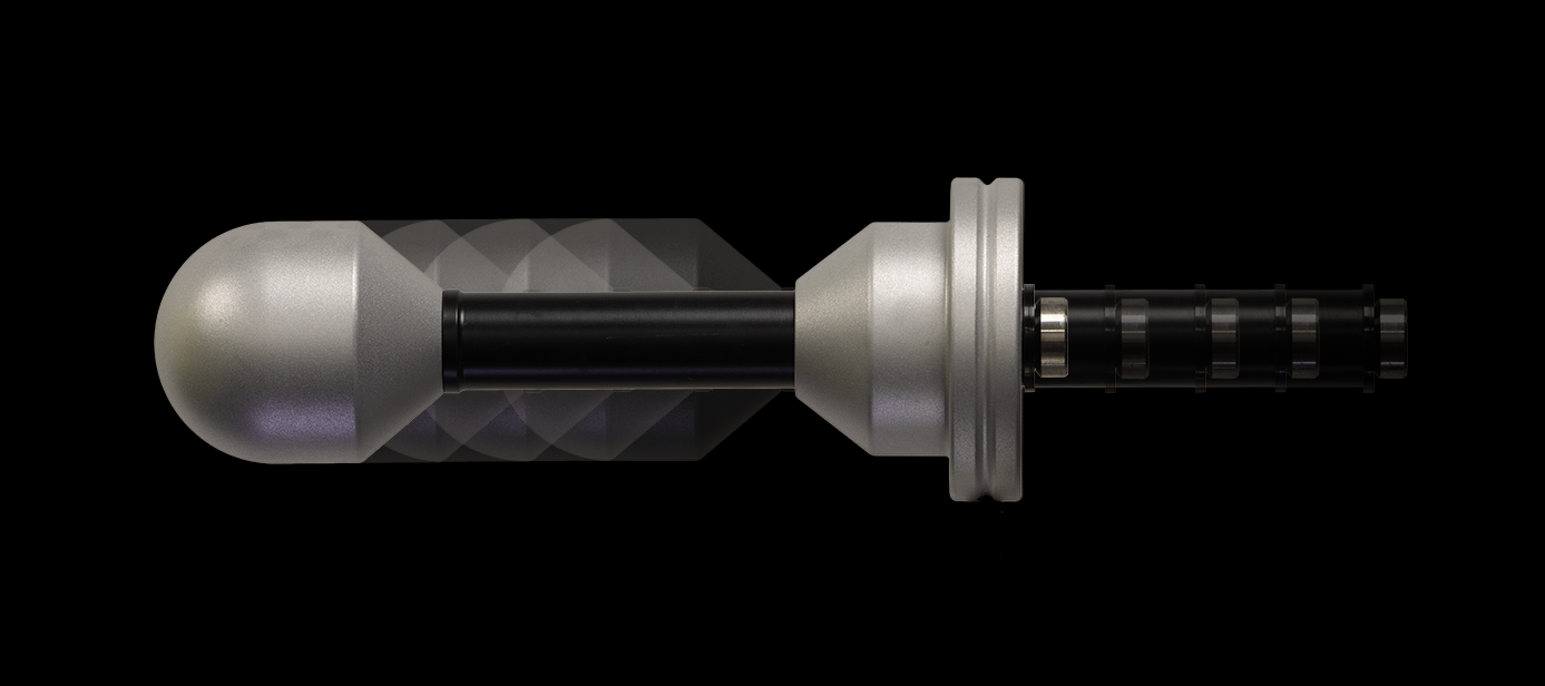Large Slider Ghost Side Black
